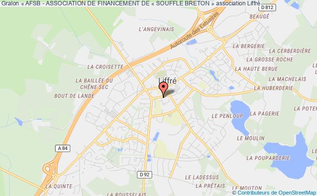 plan association « Afsb - Association De Financement De « Souffle Breton » Liffré