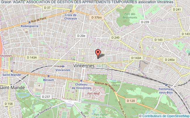 plan association 'agate' Association De Gestion Des Appartements Temporaires Vincennes