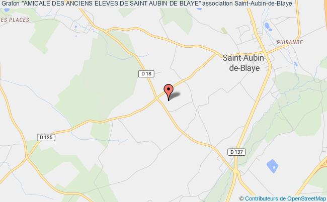 plan association "amicale Des Anciens Eleves De Saint Aubin De Blaye" Saint-Aubin-de-Blaye