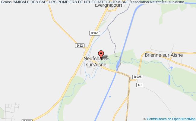 plan association 'amicale Des Sapeurs-pompiers De Neufchatel-sur-aisne' Neufchâtel-sur-Aisne