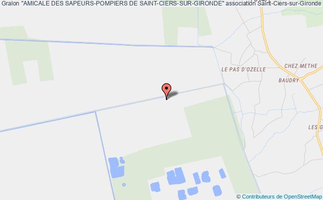 plan association "amicale Des Sapeurs-pompiers De Saint-ciers-sur-gironde" Saint-Ciers-sur-Gironde