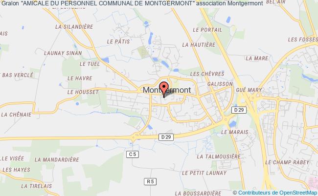plan association "amicale Du Personnel Communal De Montgermont" Montgermont