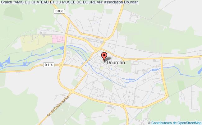 plan association "amis Du Chateau Et Du Musee De Dourdan" Dourdan