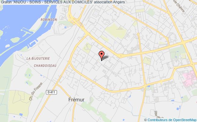 plan association 'anjou - Soins - Services Aux Domiciles' Angers