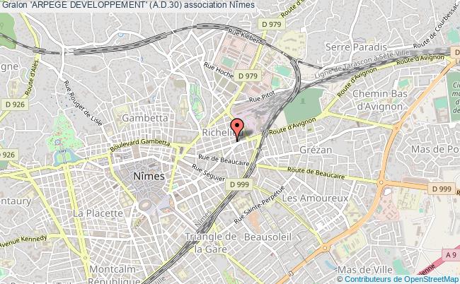 plan association 'arpege Developpement' (a.d.30) Nîmes