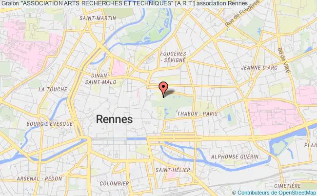 plan association "association Arts Recherches Et Techniques" [a.r.t.] Rennes