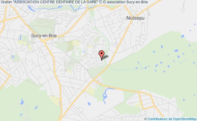 plan association "association Centre Dentaire De La Gare" C.g Sucy-en-Brie