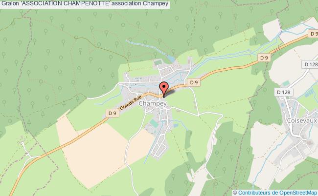 plan association 'association Champenotte' Champey