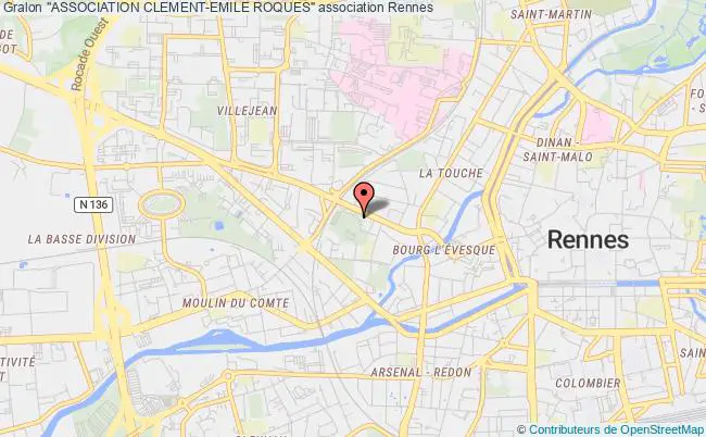 plan association "association Clement-emile Roques" Rennes