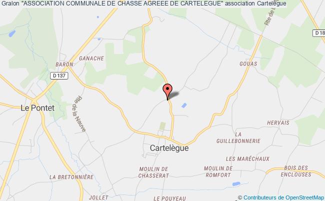 "ASSOCIATION COMMUNALE DE CHASSE AGREEE DE CARTELEGUE"