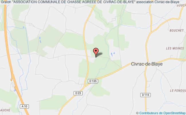"ASSOCIATION COMMUNALE DE CHASSE AGREEE DE CIVRAC-DE-BLAYE"