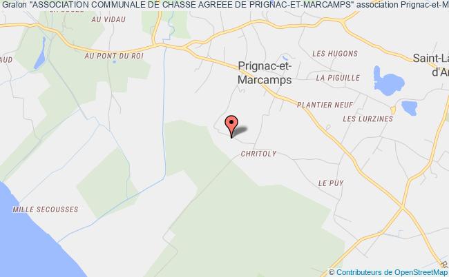 plan association "association Communale De Chasse Agreee De Prignac-et-marcamps" Prignac-et-Marcamps