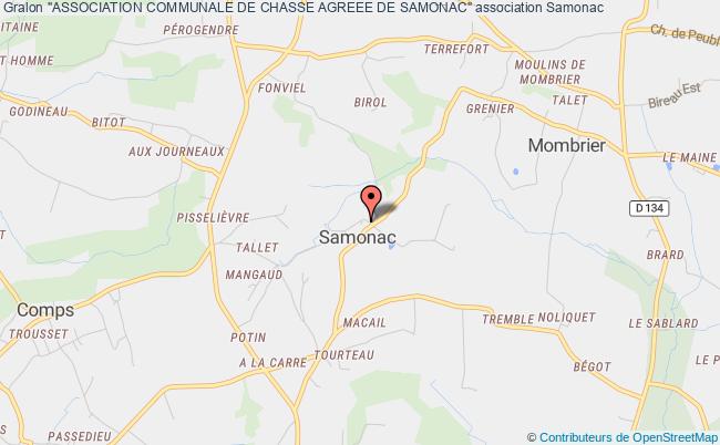 "ASSOCIATION COMMUNALE DE CHASSE AGREEE DE SAMONAC"