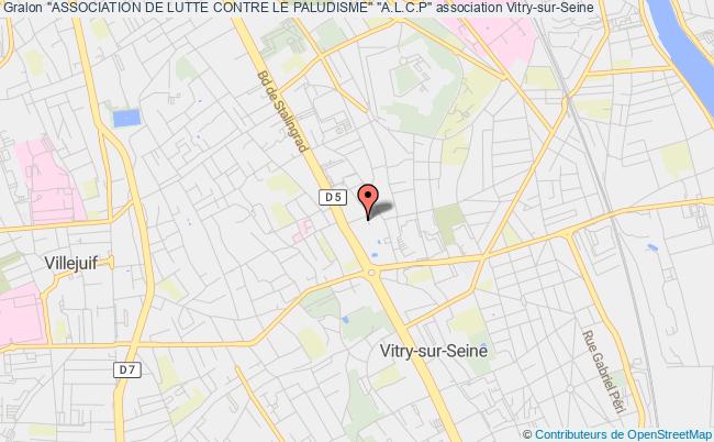 plan association "association De Lutte Contre Le Paludisme" "a.l.c.p" Vitry-sur-Seine