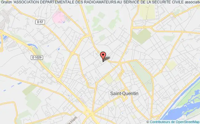 plan association 'association Departementale Des Radioamateurs Au Service De La Securite Civile Saint-Quentin