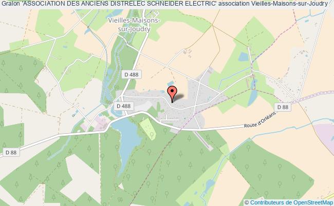 plan association 'association Des Anciens Distrelec Schneider Electric' Vieilles-Maisons-sur-Joudry