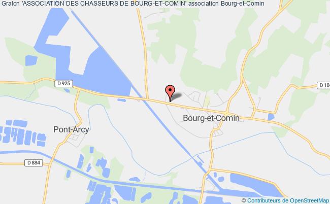 plan association 'association Des Chasseurs De Bourg-et-comin' Bourg-et-Comin