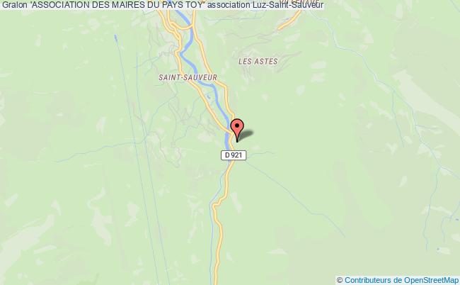 plan association 'association Des Maires Du Pays Toy' Luz-Saint-Sauveur