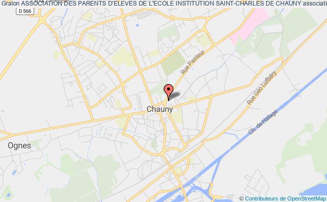 plan association 'association Des Parents D'eleves De L'ecole Institution Saint-charles De Chauny' Chauny