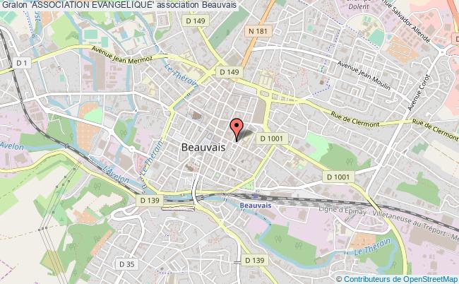 plan association 'association Evangelique' Beauvais