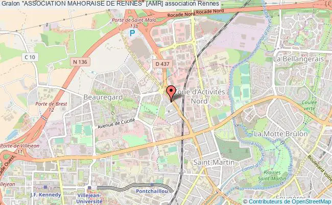 plan association "association Mahoraise De Rennes" [amr] Rennes