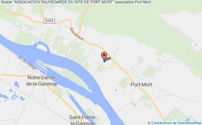 plan association "association Sauvegarde Du Site De Port Mort" Port-Mort