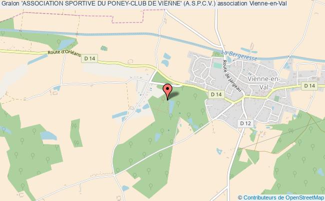plan association 'association Sportive Du Poney-club De Vienne' (a.s.p.c.v.) Vienne-en-Val