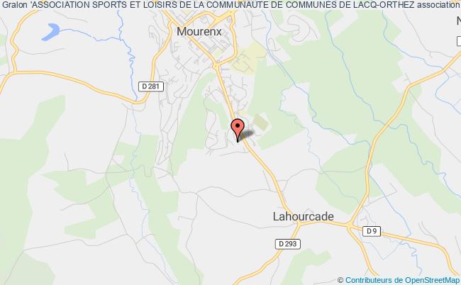 plan association 'association Sports Et Loisirs De La Communaute De Communes De Lacq-orthez Mourenx