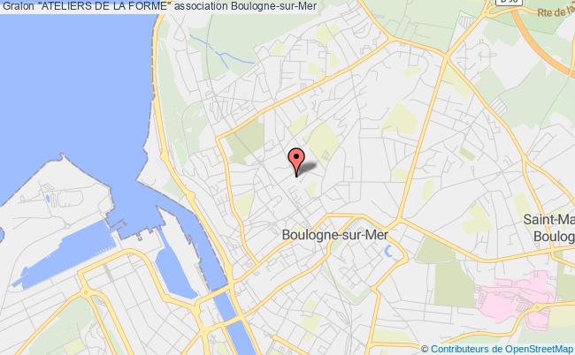 plan association "ateliers De La Forme" Boulogne-sur-Mer