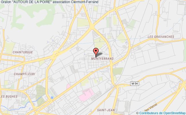 plan association "autour De La Poire" Clermont-Ferrand