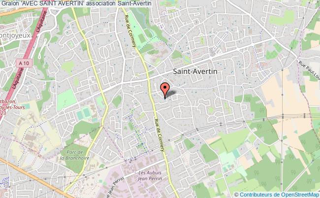 plan association 'avec Saint Avertin' Saint-Avertin