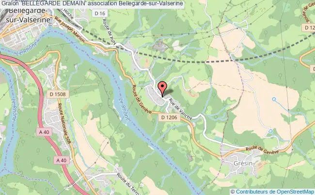 plan association 'bellegarde Demain' Bellegarde-sur-Valserine
