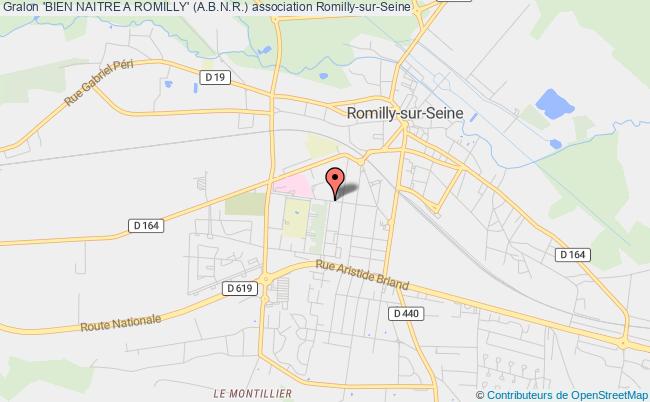 plan association 'bien Naitre A Romilly' (a.b.n.r.) Romilly-sur-Seine