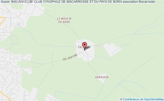 plan association 'biscani-club' Club Cynophile De Biscarrosse Et Du Pays De Born Biscarrosse