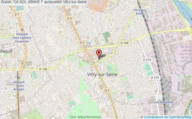 plan association "ca Sol Grave !" Vitry-sur-Seine