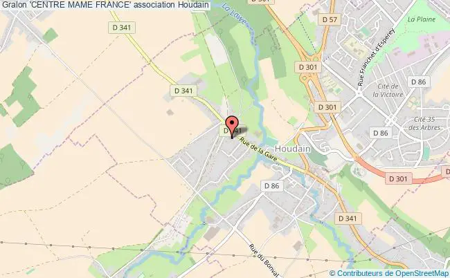 plan association 'centre Mame France' Houdain