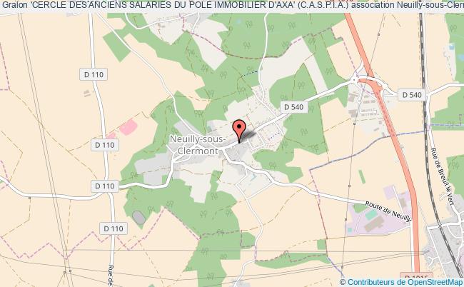 plan association 'cercle Des Anciens Salaries Du Pole Immobilier D'axa' (c.a.s.p.i.a.) Neuilly-sous-Clermont