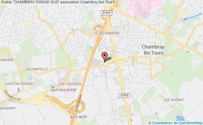 plan association 'chambray Grand Sud' Chambray-lès-Tours