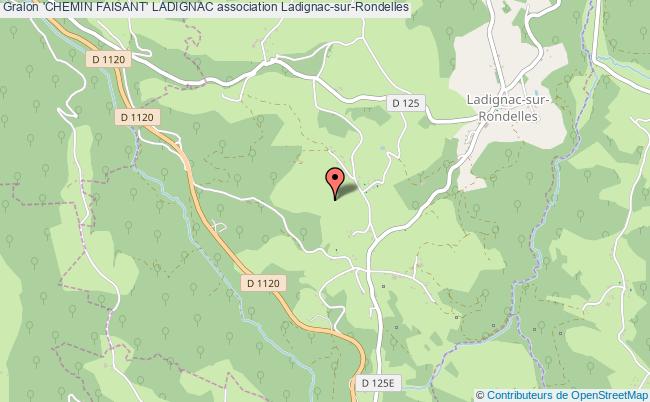 plan association 'chemin Faisant' Ladignac Ladignac-sur-Rondelles