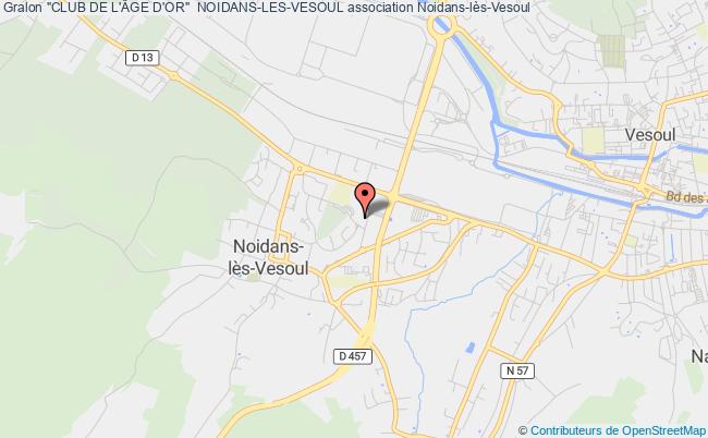 plan association "club De L'Âge D'or"  Noidans-les-vesoul Noidans-lès-Vesoul