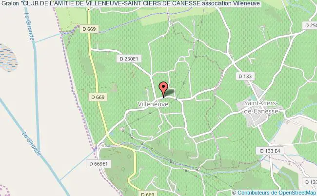 "CLUB DE L'AMITIE DE VILLENEUVE-SAINT CIERS DE CANESSE