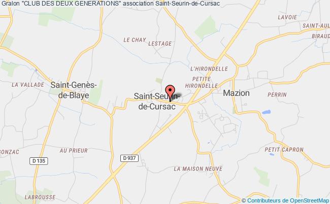 plan association "club Des Deux Generations" Saint-Seurin-de-Cursac