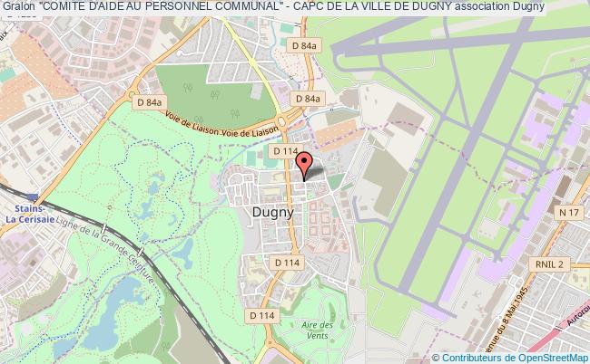 plan association "comite D'aide Au Personnel Communal" - Capc De La Ville De Dugny Dugny