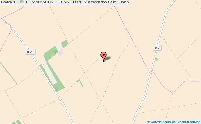 plan association 'comite D'animation De Saint-lupien' Saint-Lupien