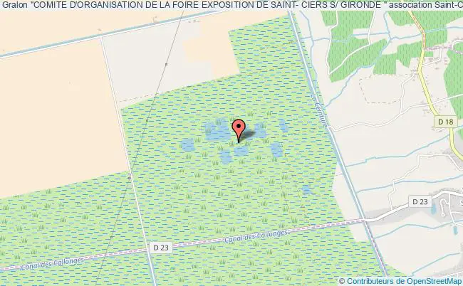 "COMITE D'ORGANISATION DE LA FOIRE EXPOSITION DE SAINT- CIERS S/ GIRONDE "