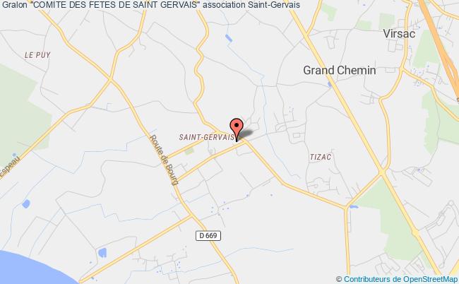 plan association "comite Des Fetes De Saint Gervais" Saint-Gervais