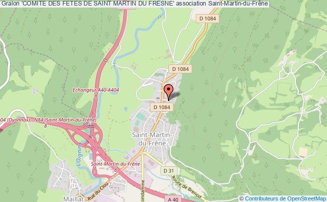 plan association 'comite Des Fetes De Saint Martin Du Fresne' Saint-Martin-du-Frêne