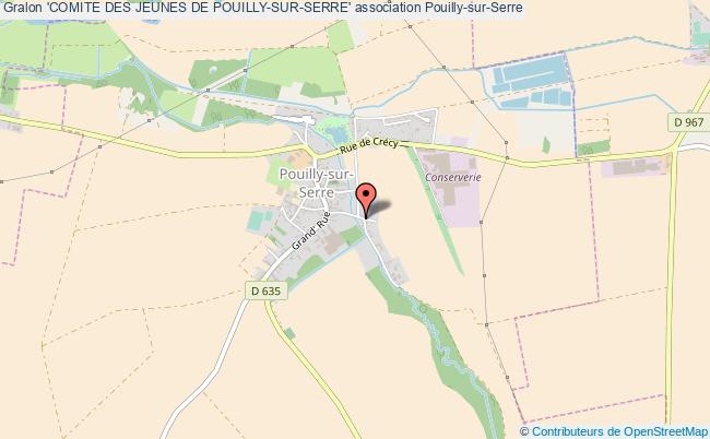 plan association 'comite Des Jeunes De Pouilly-sur-serre' Pouilly-sur-Serre