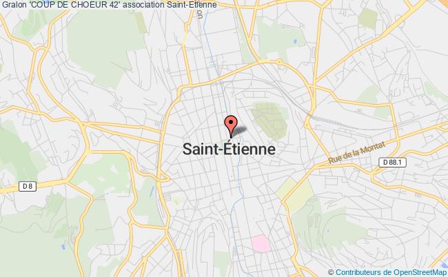 plan association 'coup De Choeur 42' Saint-Étienne