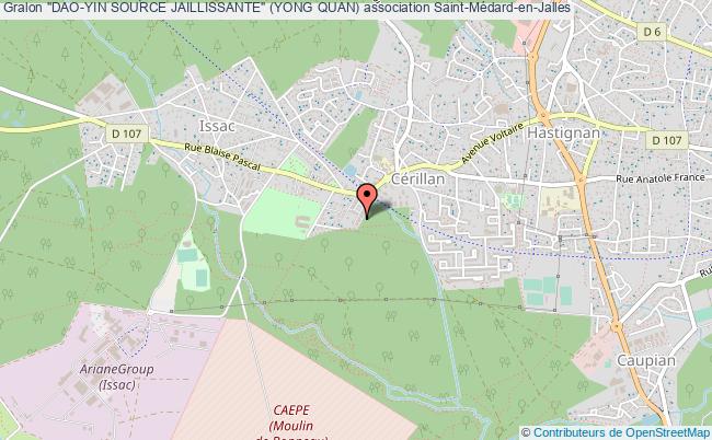plan association "dao-yin Source Jaillissante" (yong Quan) Saint-Médard-en-Jalles